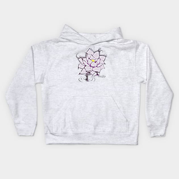 Lotus Kids Hoodie by jennifersoldner